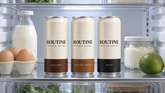Board: the cold shelf, three cans